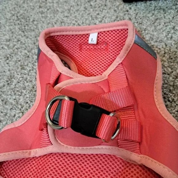 Pet Harness Set | 2 pack | Dog Cat Large Pink Black Leash TruksPet - Picture 2 of 8